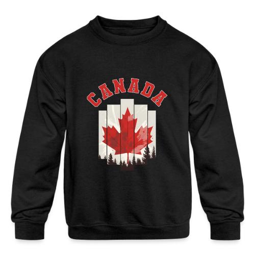 Creative Spirit of Canada - Kids' Crewneck Sweatshirt