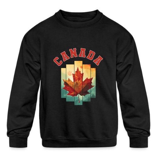 Canada’s Artistic Emblem - Kids' Crewneck Sweatshirt