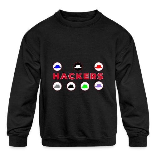 The Spectrum of Hackers - Kids' Crewneck Sweatshirt