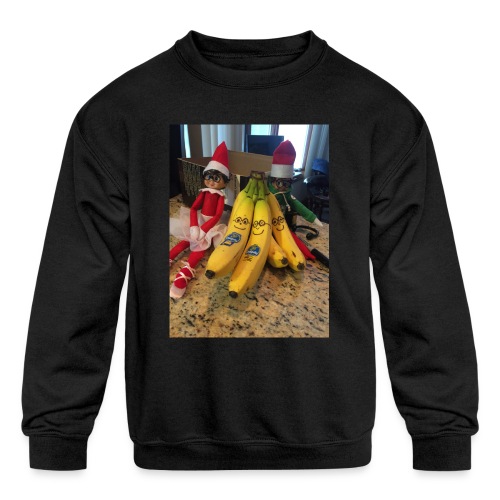 THE NERD ELF - Kids' Crewneck Sweatshirt