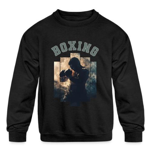 Boxing Spirit - Kids' Crewneck Sweatshirt