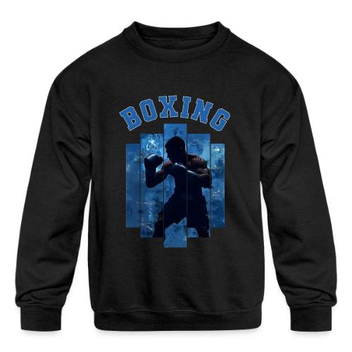Boxing Never Stops - Kids' Crewneck Sweatshirt