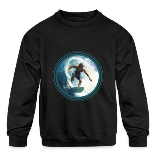 Surfing Horizon - Kids' Crewneck Sweatshirt