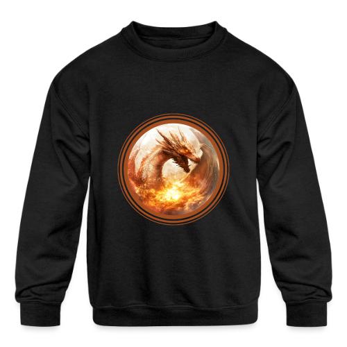 Dragon's Wrath - Kids' Crewneck Sweatshirt