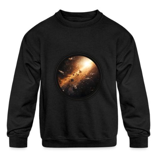 Asteroids Pulse - Kids' Crewneck Sweatshirt