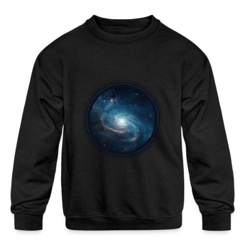 Galaxy Glow - Kids' Crewneck Sweatshirt