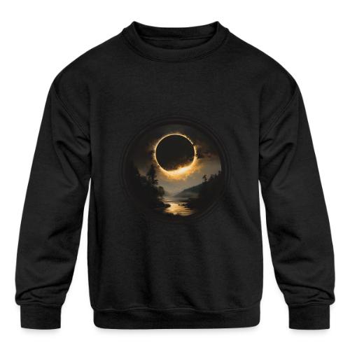 Eclipse: Shadowed Light - Kids' Crewneck Sweatshirt