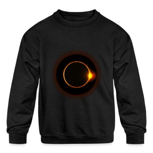 Solar Eclipse - Kids' Crewneck Sweatshirt