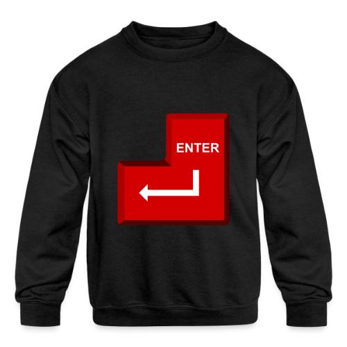 Just Press Enter - Kids' Crewneck Sweatshirt