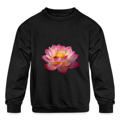 Serenity Lotus Grace - Kids' Crewneck Sweatshirt