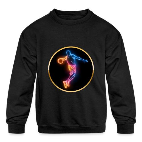 Basketball: Slam Dunk Afterglow - Kids' Crewneck Sweatshirt