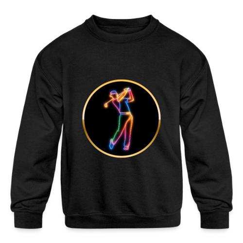 Golf: Spectrum Swing - Kids' Crewneck Sweatshirt