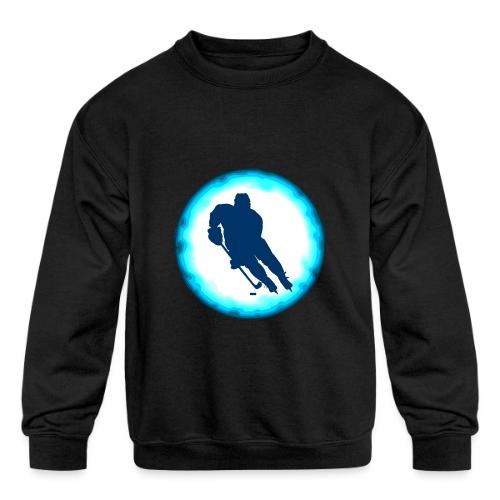 Hockey: Ice Warrior - Kids' Crewneck Sweatshirt