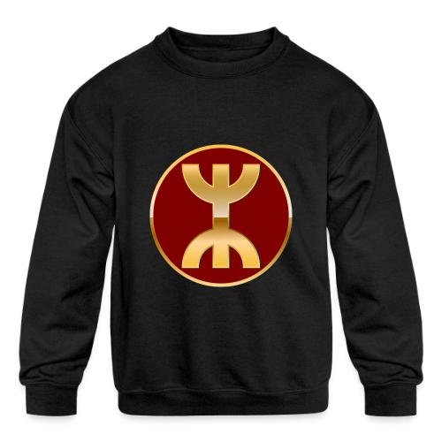 Amazigh Yaz — Free Spirit - Kids' Crewneck Sweatshirt