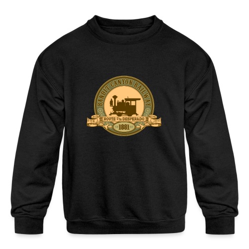 Bandit Canyon Railway - Kids' Crewneck Sweatshirt