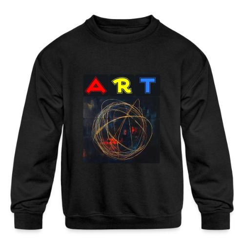 Echoes of Art - Kids' Crewneck Sweatshirt