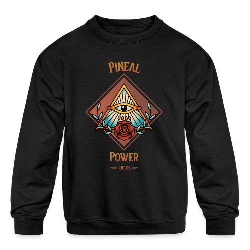 Pineal Power - Kids' Crewneck Sweatshirt