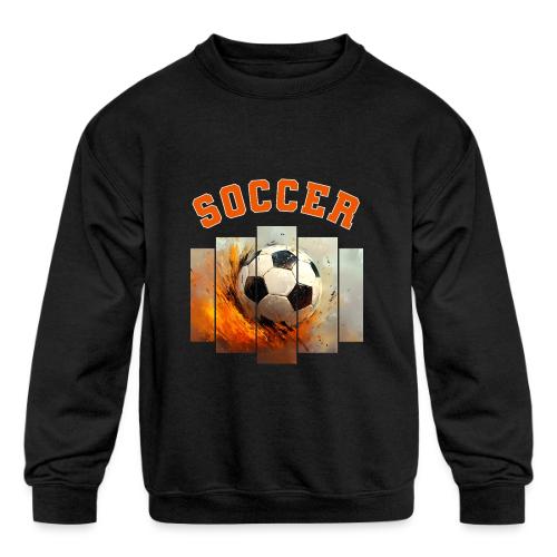 Soccer Iconic Touch - Kids' Crewneck Sweatshirt