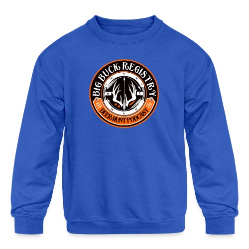 Big Buck Registry Deer Hunt Podcast - Kids' Crewneck Sweatshirt