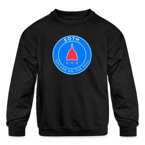 Soccer on the Hill - Kids' Crewneck Sweatshirt