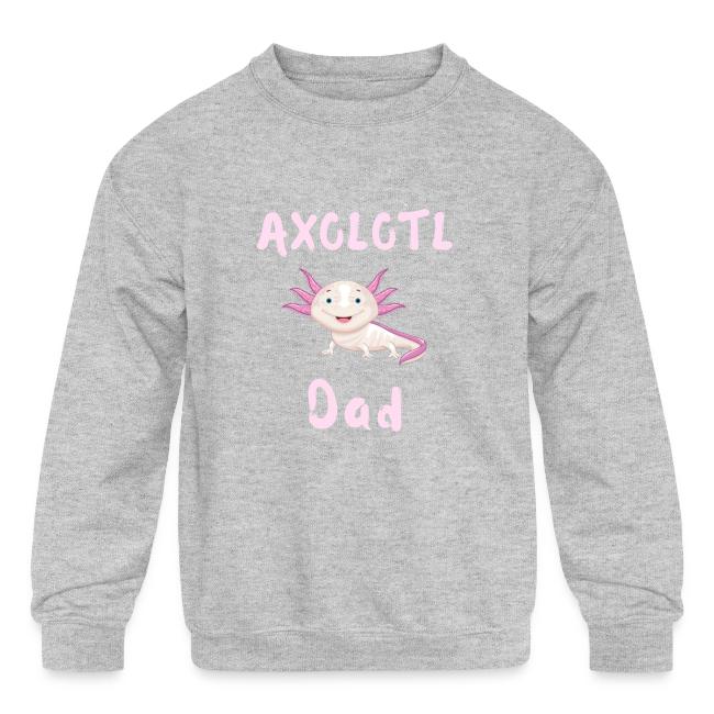 AXOLOTL DAD - Cute Smiling Pink Axolotl