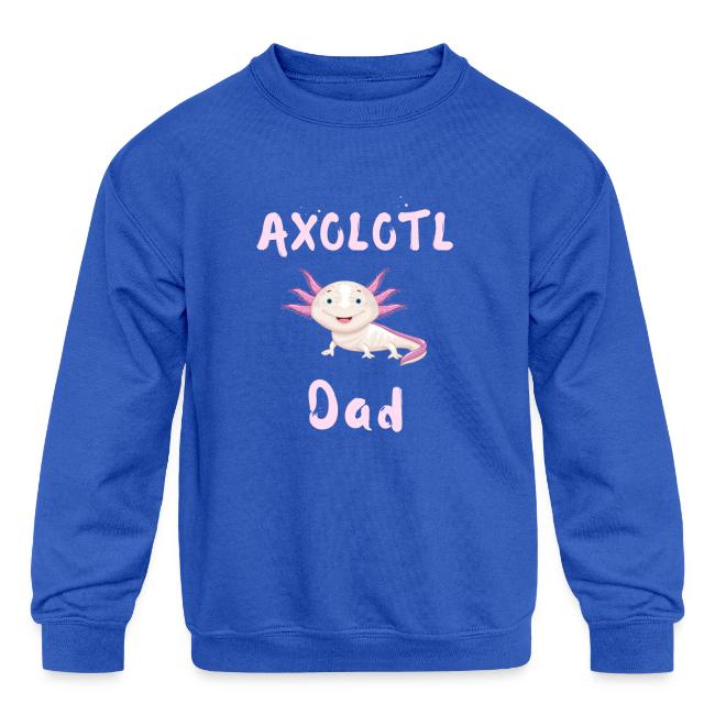 AXOLOTL DAD - Cute Smiling Pink Axolotl