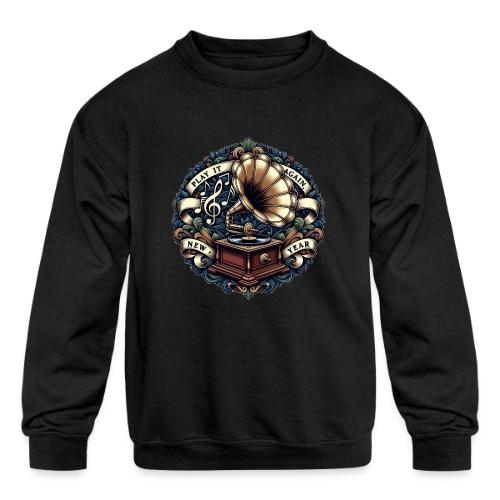 Ornate Phonograph T-Shirt - Kids' Crewneck Sweatshirt