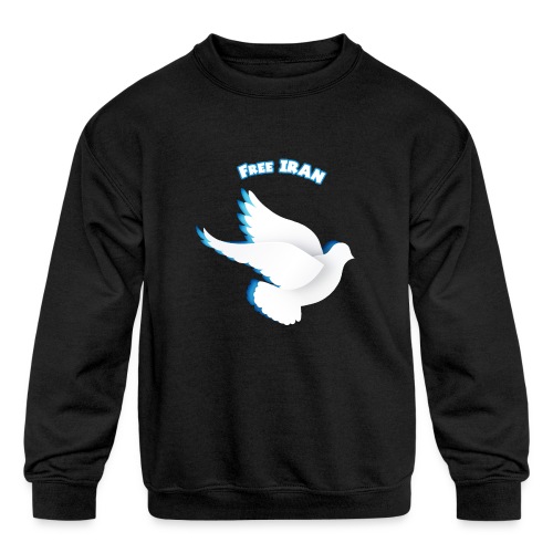 Free Iran Bird - Kids' Crewneck Sweatshirt