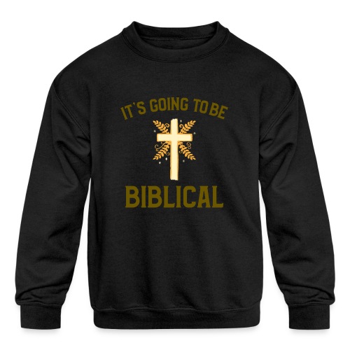 Biblical - Kids' Crewneck Sweatshirt