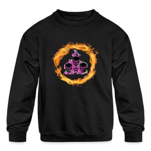 revamped logo - Kids' Crewneck Sweatshirt