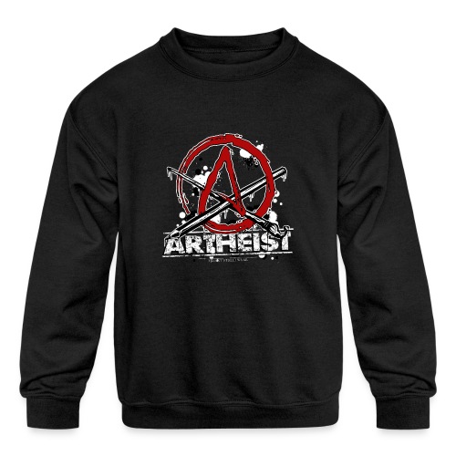 Artheist - Kids' Crewneck Sweatshirt