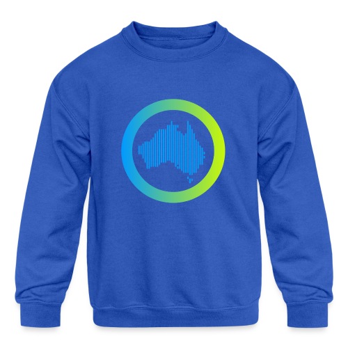 Gradient Symbol Only - Kids' Crewneck Sweatshirt