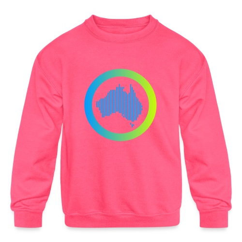 Gradient Symbol Only - Kids' Crewneck Sweatshirt