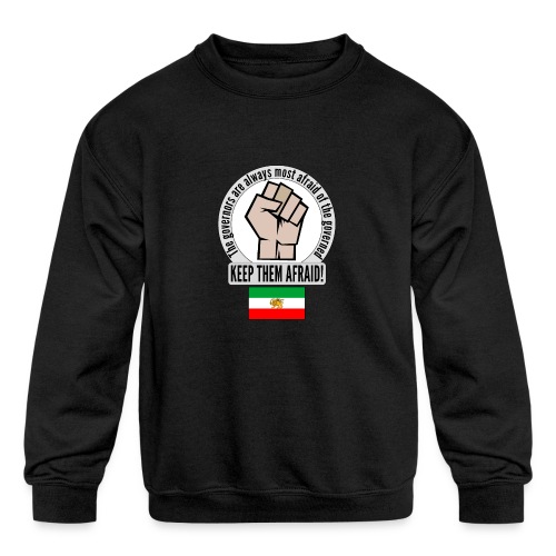 Iran - Clothes and items in support for the people - Kids' Crewneck Sweatshirt