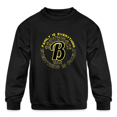 FAMILY IS EVERYTHING - Kids' Crewneck Sweatshirt