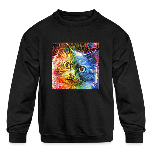 cat - Kids' Crewneck Sweatshirt