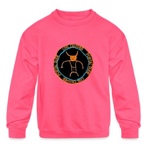 Portal Dude - Kids' Crewneck Sweatshirt