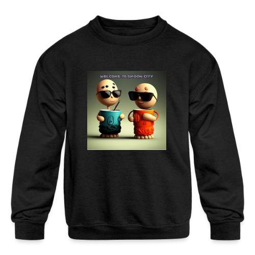 Welcome to Smoon City - Kids' Crewneck Sweatshirt