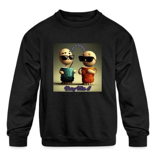 Smoon City_Tea and Shade - Kids' Crewneck Sweatshirt