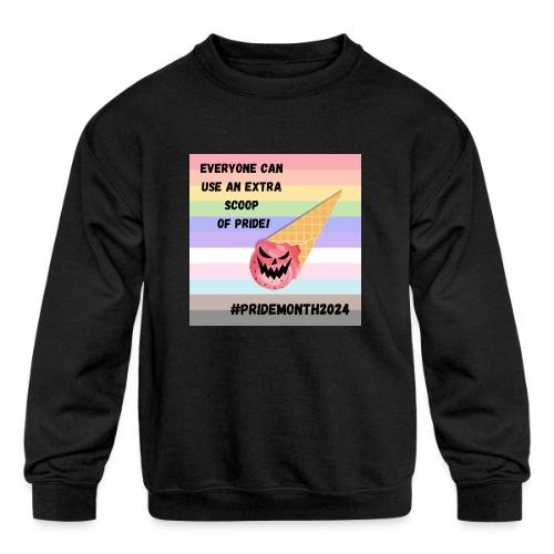 Scoop of Pride - Kids' Crewneck Sweatshirt