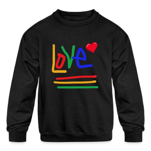 Love - Kids' Crewneck Sweatshirt