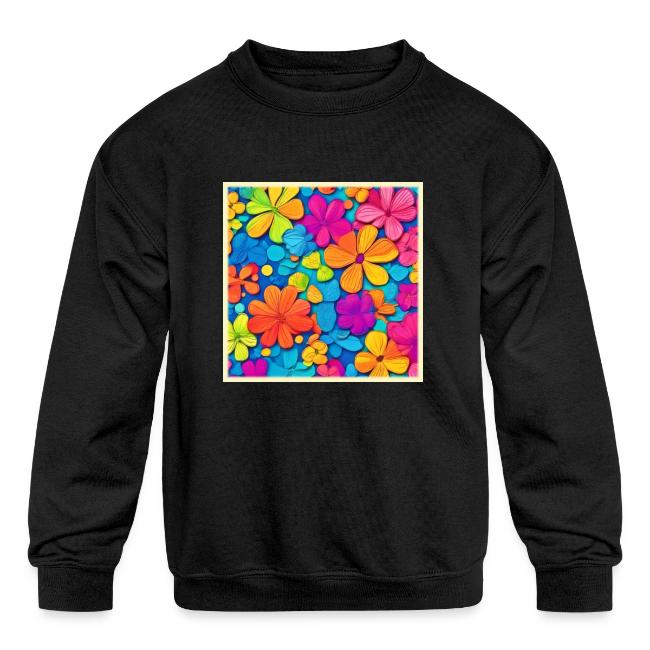 Vibrant Floral Abstract Art