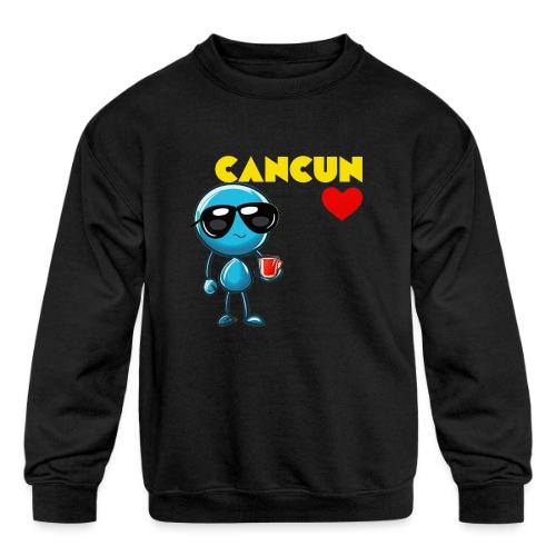 Smoon City_Cancun - Kids' Crewneck Sweatshirt