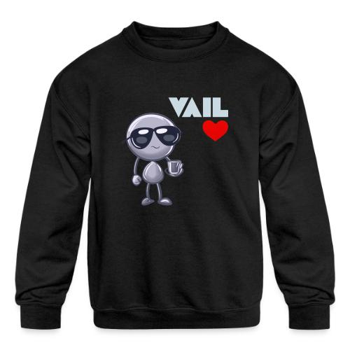 Smoon City_Vail - Kids' Crewneck Sweatshirt