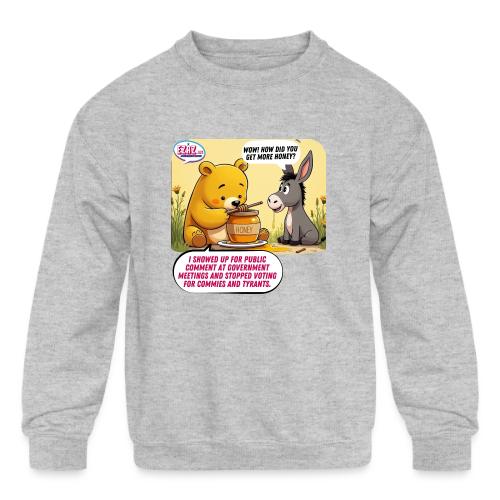 Honey Bear - Fire Tyrants - Kids' Crewneck Sweatshirt