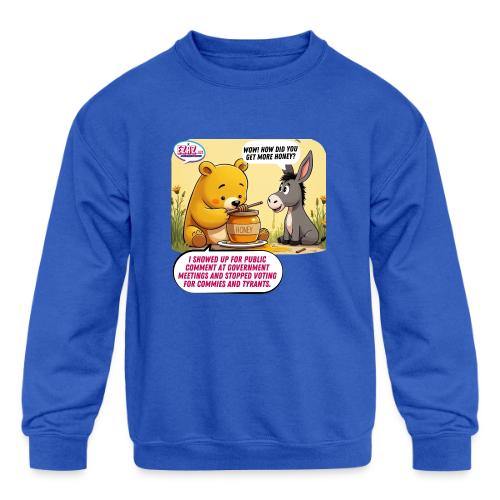 Honey Bear - Fire Tyrants - Kids' Crewneck Sweatshirt