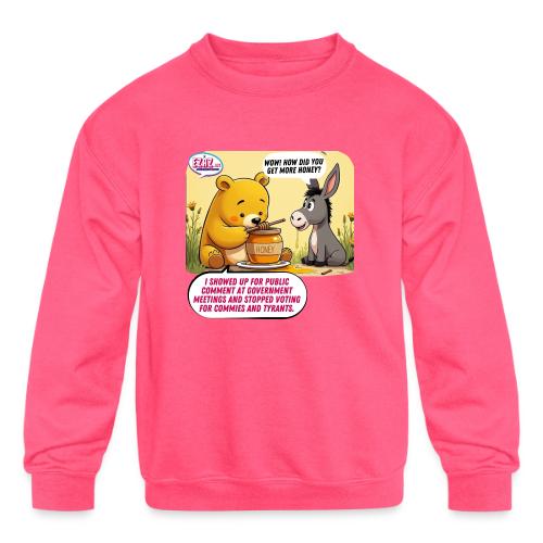 Honey Bear - Fire Tyrants - Kids' Crewneck Sweatshirt