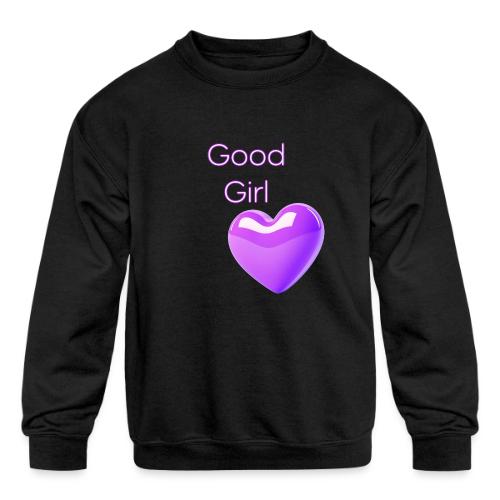 Smoon City_Good Girl - Kids' Crewneck Sweatshirt