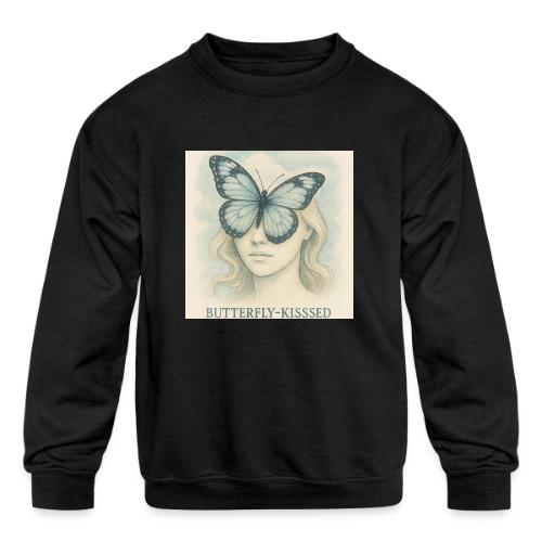 Butterfly kisses Hue - Kids' Crewneck Sweatshirt