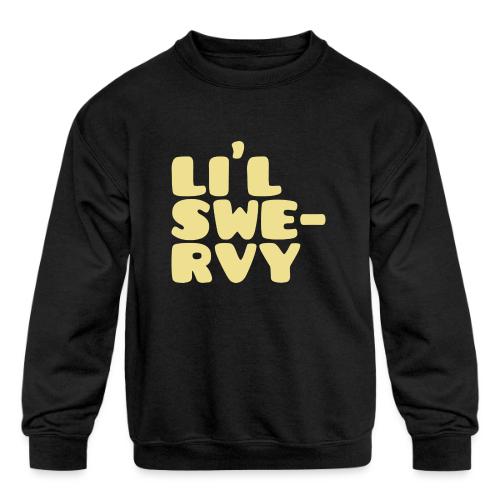 lil swervy stacked - Kids' Crewneck Sweatshirt